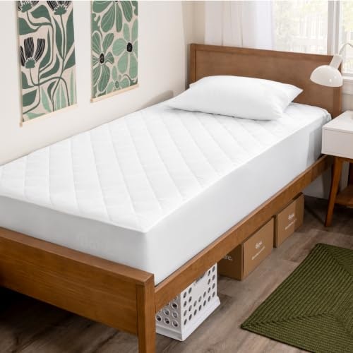 Bare Home Quilted Fitted Mattress Pad: $24.29