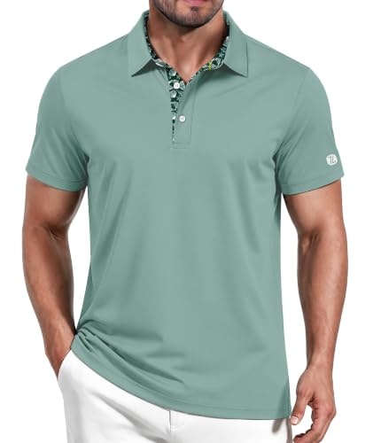 Zity Men's Moisture-Wicking Polo Shirt: $14.98