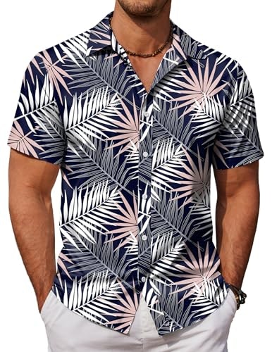 Coofandy Men's Short Sleeve Tropical Hawaiian Shirt: $14.99 Coofandy Men's Short Sleeve Tropical Hawaiian Shirt: $14.99