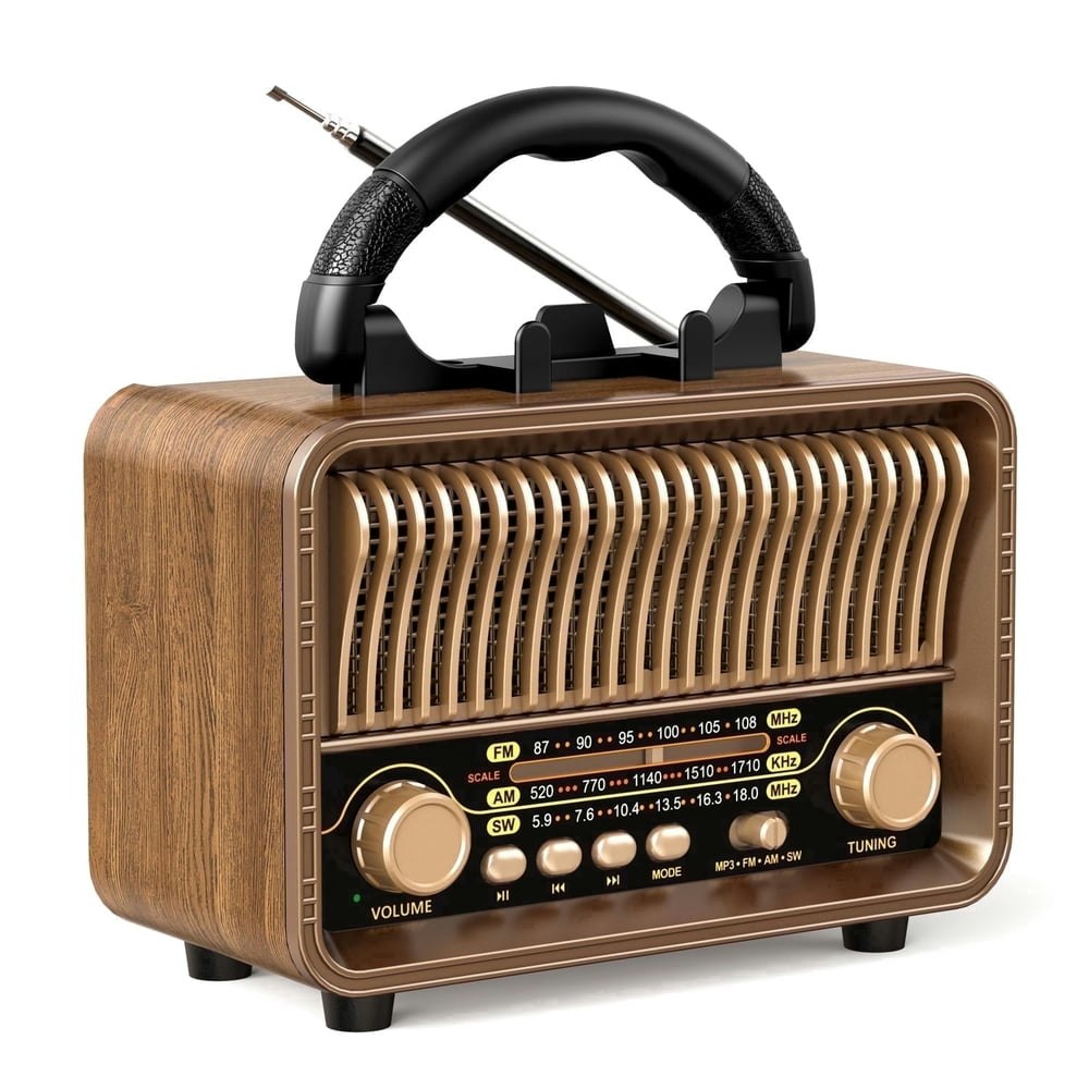 Retro Portable AM/FM/SW Radio Speaker: $20.94 Retro Portable AM/FM/SW Radio Speaker: $20.94