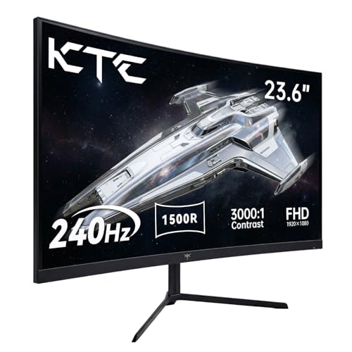 KTC H24S17P 24" 1080p LED FreeSync Curved Monitor: $114.97
