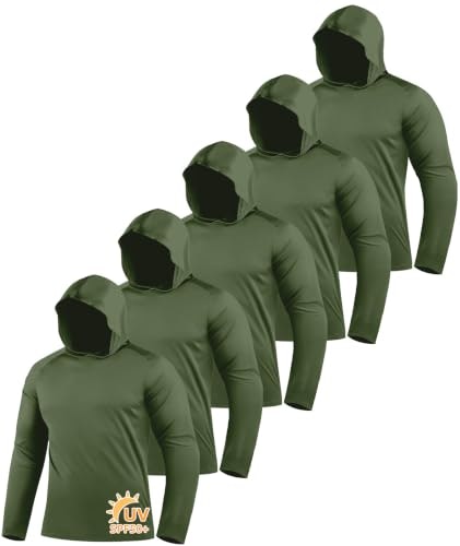 Zity Men's UPF 50+ Sun Protection Long Sleeve Hoodie 5-Pack: $37.99 Zity Men's UPF 50+ Sun Protection Long Sleeve Hoodie 5-Pack: $37.99