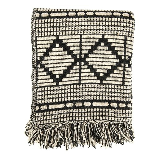 Bloomingville Reclaimed Cotton Blend Diamond Pattern Throw: $20.99 Bloomingville Reclaimed Cotton Blend Diamond Pattern Throw: $20.99