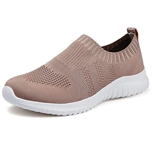 Konhill Women's Lightweight Slip-On Walking Sneakers: $33.98
