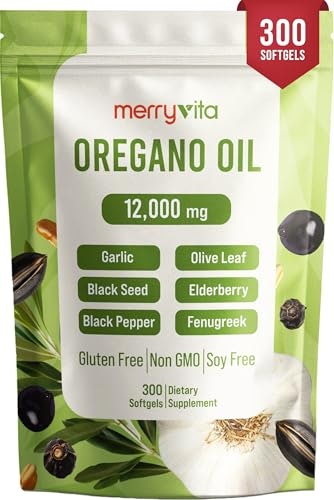 Merry Vita Oil of Oregano and Black Seed Oil 300-Softgel Bottle: $25.46 Merry Vita Oil of Oregano and Black Seed Oil 300-Softgel Bottle: $25.46