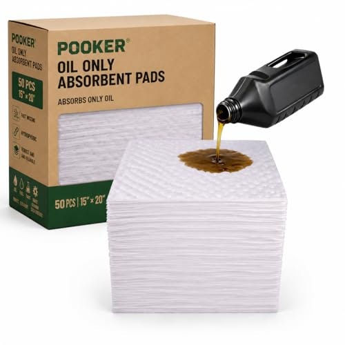 Pooker 15" x 20" Oil Absorbent Pads 50-Pack: $25.49 Pooker 15" x 20" Oil Absorbent Pads 50-Pack: $25.49