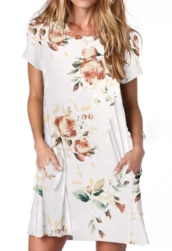 Alaster Women's Casual Summer T-Shirt Dress: $14.98 Alaster Women's Casual Summer T-Shirt Dress: $14.98