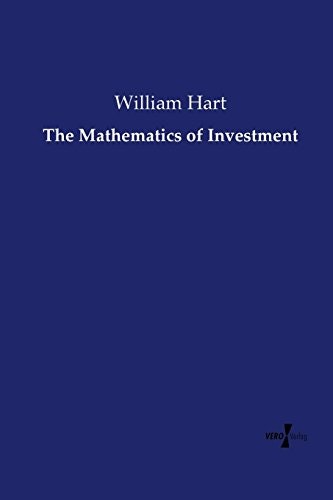 The Mathematics of Investment: $28.99 The Mathematics of Investment: $28.99