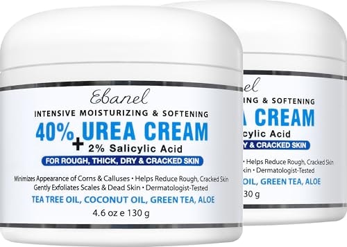 Ebanel 40% Urea & 2% Salicylic Acid Cream 2-Pack: $25.44 Ebanel 40% Urea & 2% Salicylic Acid Cream 2-Pack: $25.44