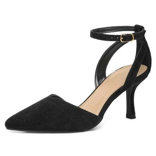Mysoft Women's Closed Toe Kitten Heel Dress Pumps: $33.99 Mysoft Women's Closed Toe Kitten Heel Dress Pumps: $33.99