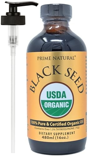 Prime Natural Organic Cold-Pressed Black Seed Oil 16-oz.: $41.80 Prime Natural Organic Cold-Pressed Black Seed Oil 16-oz.: $41.80
