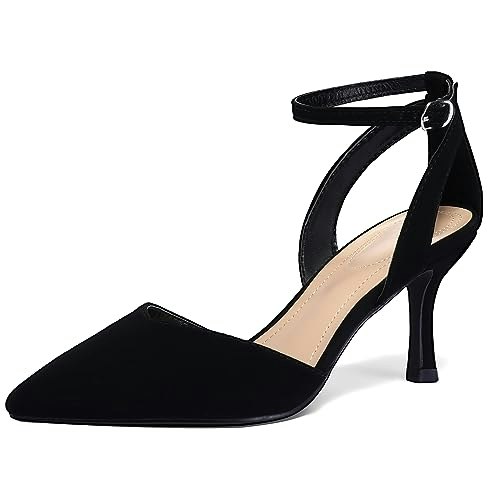Mysoft Women's Closed Toe Kitten Heel Dress Pumps: $33.99 Mysoft Women's Closed Toe Kitten Heel Dress Pumps: $33.99