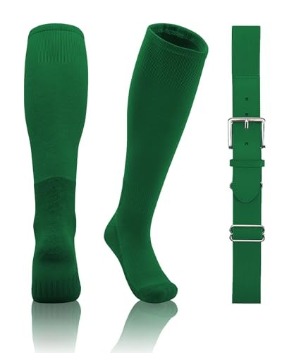 QBK Toddler Baseball Socks and Belt Combo Set: $16.99 QBK Toddler Baseball Socks and Belt Combo Set: $16.99