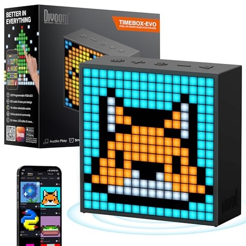 Divoom TimeBox Evo Pixel Art Bluetooth Speaker: $40.37 Divoom TimeBox Evo Pixel Art Bluetooth Speaker: $40.37