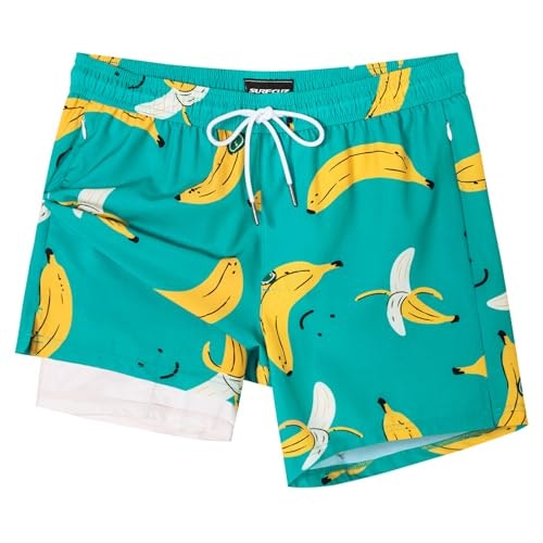 Surf Cuz Men's 5-inch Compression Liner Swim Trunks: $28.04 Surf Cuz Men's 5-inch Compression Liner Swim Trunks: $28.04