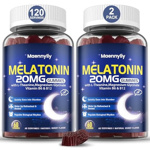 Maennyliy 20mg Melatonin Gummies: $31.42 Maennyliy 20mg Melatonin Gummies: $31.42