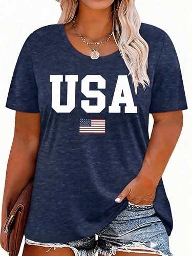 Women's American Flag Graphic T-Shirt: $9.98 Women's American Flag Graphic T-Shirt: $9.98