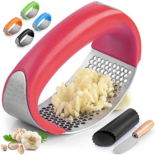 Zulay Kitchen Garlic Press Rocker Set: $7.99 Zulay Kitchen Garlic Press Rocker Set: $7.99