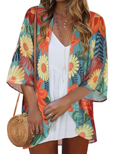 Women's Hawaiian Kimono Cardigan: $8.48
