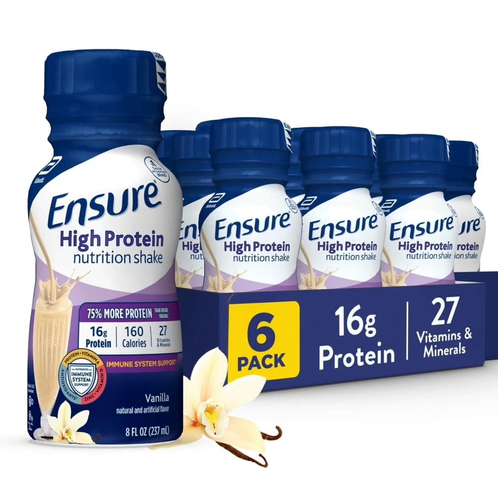 Ensure High Protein Nutrition Shake 6-Pack: $10.46 Ensure High Protein Nutrition Shake 6-Pack: $10.46