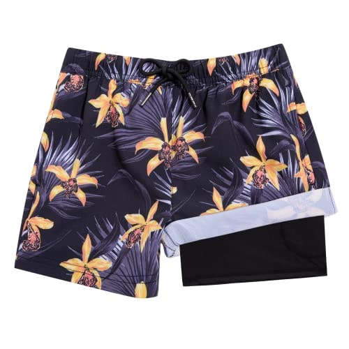 Brisira Boys Swim Trunks with Compression Liner: $19.98 Brisira Boys Swim Trunks with Compression Liner: $19.98