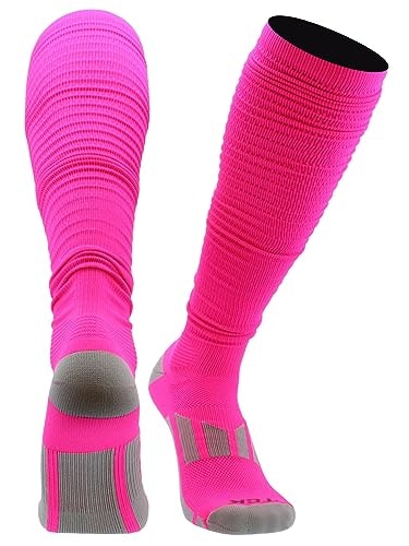 TCK Pink Football Scrunch Socks: $14.99 TCK Pink Football Scrunch Socks: $14.99