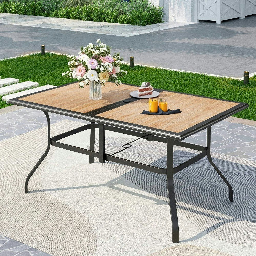Captiva Designs Outdoor Rectangle Dining Table: $214.99