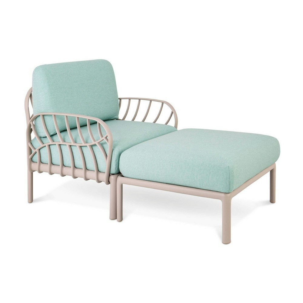 Laurel Outdoor Chaise Lounge with Ottoman and Cushion: $610.99 Laurel Outdoor Chaise Lounge with Ottoman and Cushion: $610.99