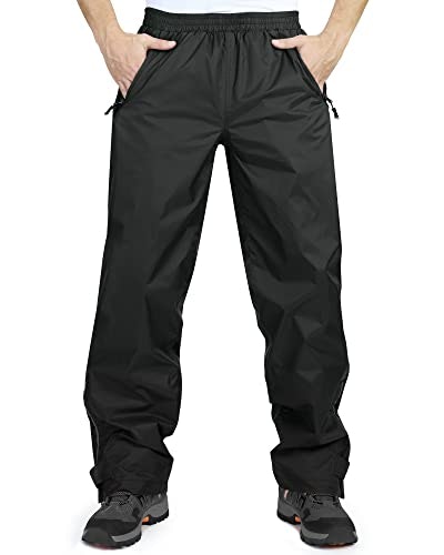 33,000ft Men's Waterproof Rain Pants: $27.29