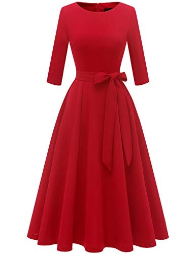 Women's Red Fall Formal Cocktail Tea Party Dress: $33.99 Women's Red Fall Formal Cocktail Tea Party Dress: $33.99