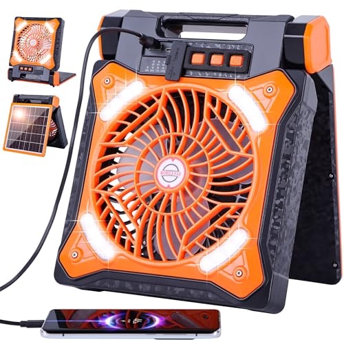 Westtree X98 Solar Camping Fan with LED Light: $33.98 Westtree X98 Solar Camping Fan with LED Light: $33.98