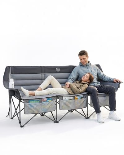 Timber Ridge 3-Person Folding Camping Loveseat: $89.99 Timber Ridge 3-Person Folding Camping Loveseat: $89.99
