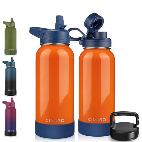 Civago 32-ounce Insulated Stainless Steel Water Bottle: $20.39 Civago 32-ounce Insulated Stainless Steel Water Bottle: $20.39
