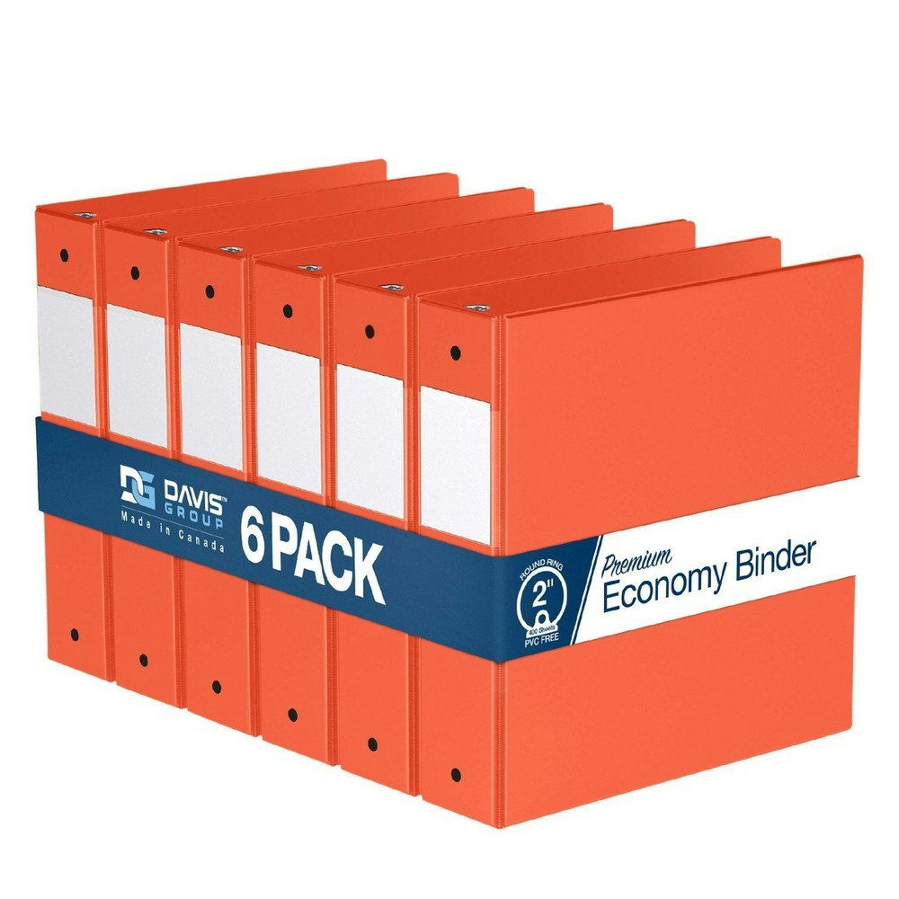 Davis Group 2-Inch Round Ring Binder 6-Pack: $42.49 Davis Group 2-Inch Round Ring Binder 6-Pack: $42.49