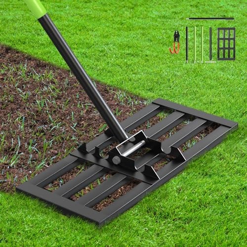 Seeutek 17" x 10" Lawn Leveling Rake: $18.88