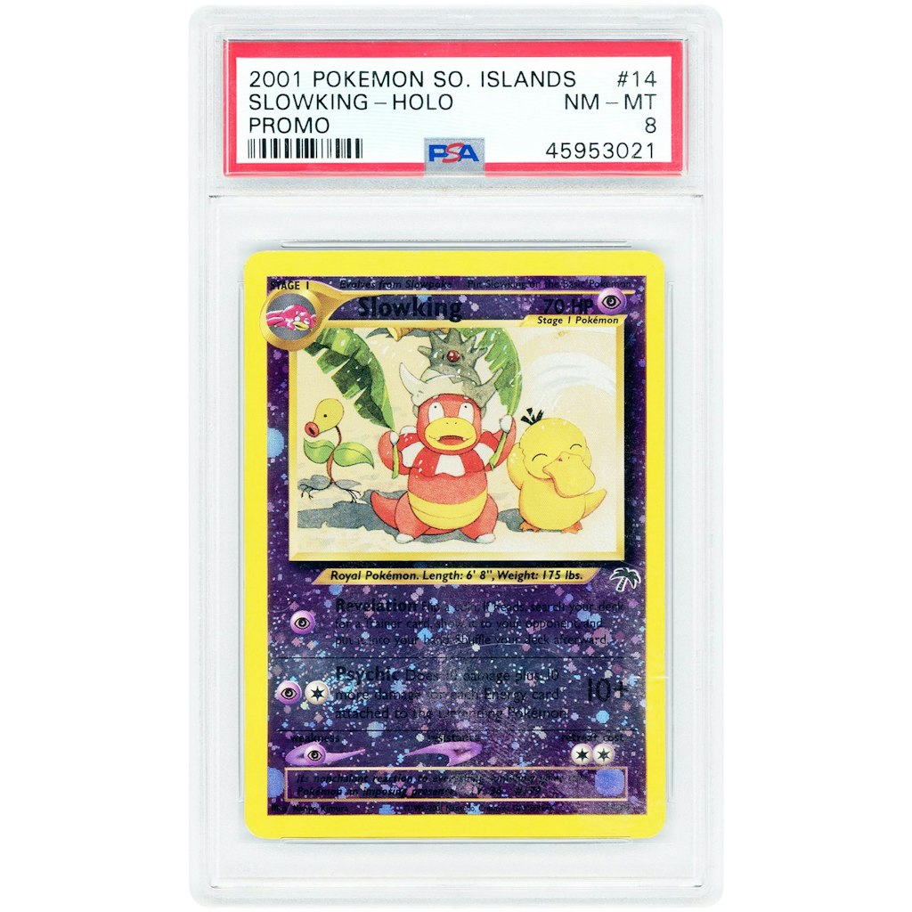 Slowking 2001 Pokemon Southern Islands Promo PSA 8 Card: $649.99 Slowking 2001 Pokemon Southern Islands Promo PSA 8 Card: $649.99
