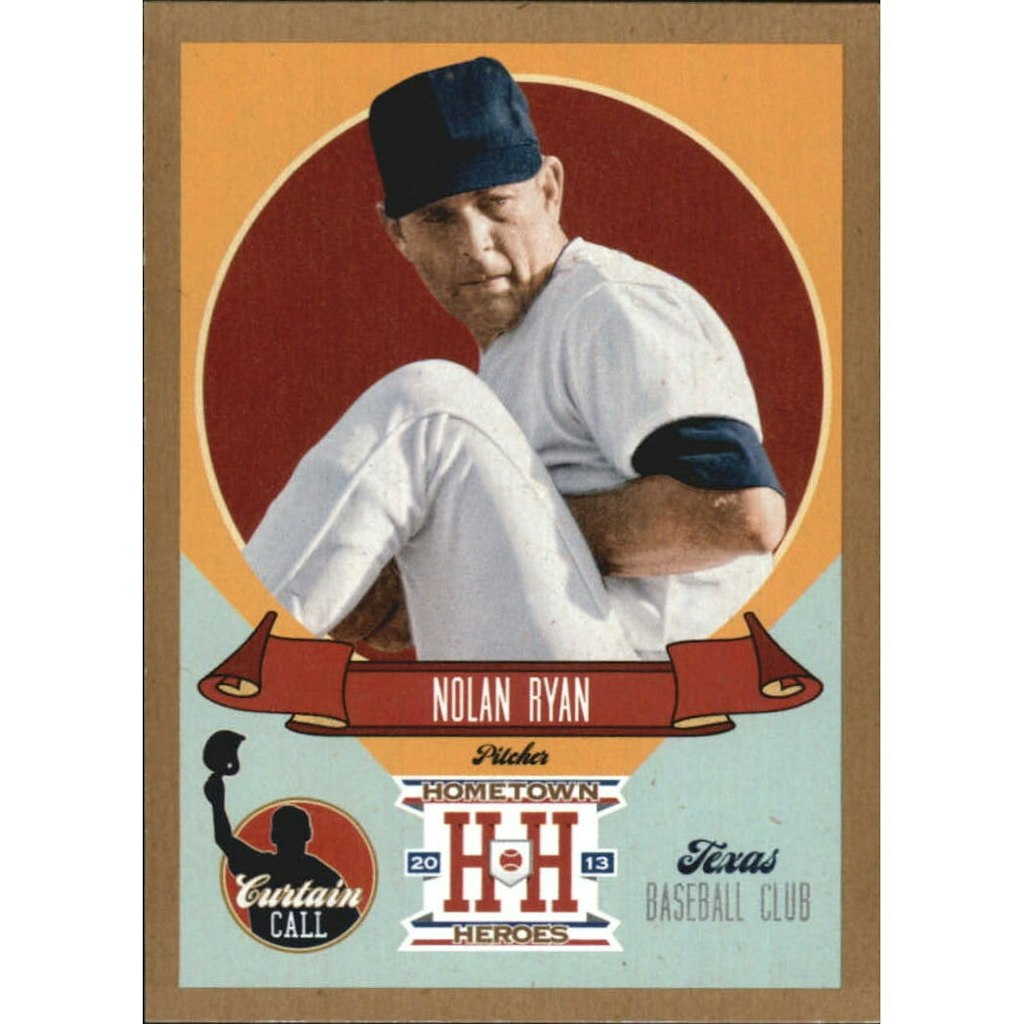 Nolan Ryan 2013 Hometown Heroes Curtain Call Gold Card: $13.50 Nolan Ryan 2013 Hometown Heroes Curtain Call Gold Card: $13.50