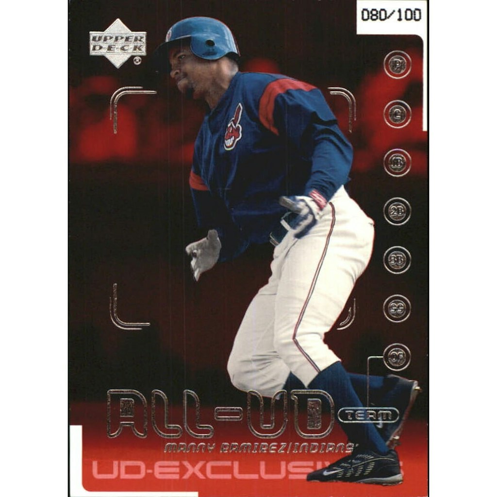 2000 Upper Deck Exclusives Silver Manny Ramirez Autograph Card: $13.50 2000 Upper Deck Exclusives Silver Manny Ramirez Autograph Card: $13.50