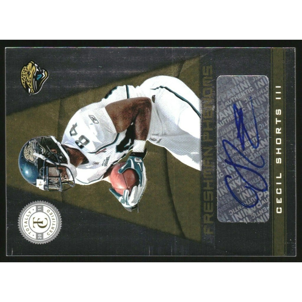 2011 Totally Certified Cecil Shorts Gold Autograph Card: $13.50 2011 Totally Certified Cecil Shorts Gold Autograph Card: $13.50