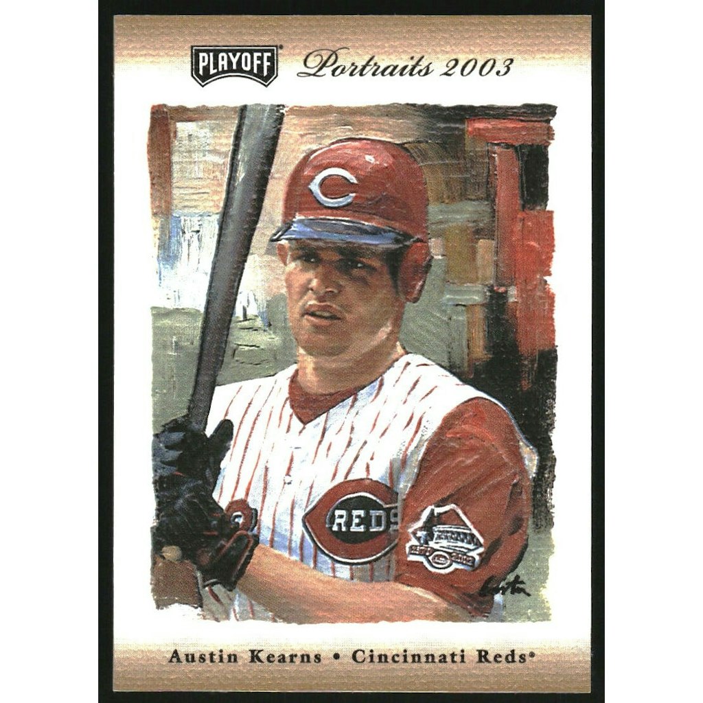 2003 Playoff Portraits Austin Kearns Bat-Jersey Bronze Relic Card: $10.50 2003 Playoff Portraits Austin Kearns Bat-Jersey Bronze Relic Card: $10.50