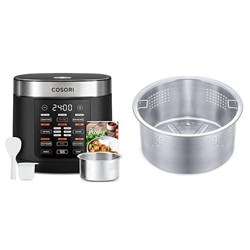 Cosori 10-Cup 18-Function Rice Cooker with Steamer Basket: $94.98 Cosori 10-Cup 18-Function Rice Cooker with Steamer Basket: $94.98