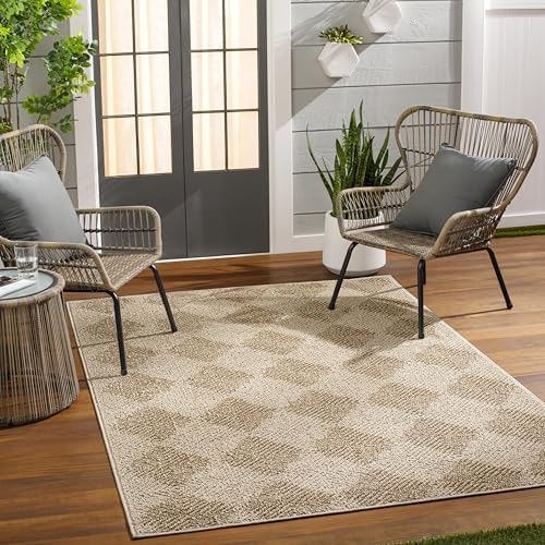 Livabliss x Vivir Kaya Cottage Outdoor Area Rug 8' x 10': $220 Livabliss x Vivir Kaya Cottage Outdoor Area Rug 8' x 10': $220