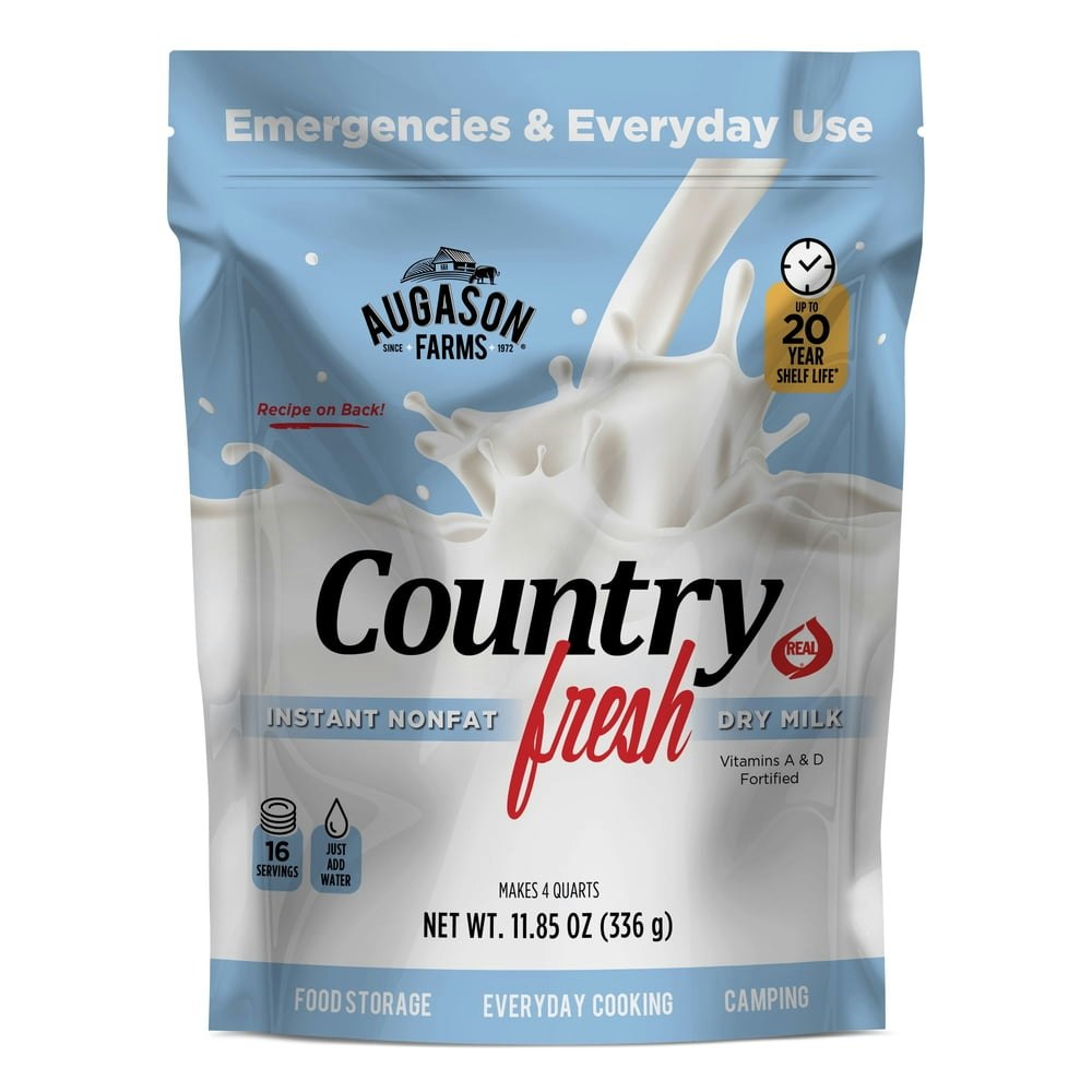 Augason Farms Country Fresh Instant Nonfat Dry Milk 16-Serving Pouch: $7.52 Augason Farms Country Fresh Instant Nonfat Dry Milk 16-Serving Pouch: $7.52