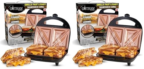 Gotham Steel Panini Press and Sandwich Maker 2-Pack: $35.98 Gotham Steel Panini Press and Sandwich Maker 2-Pack: $35.98