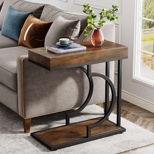 Tribesigns C-Shaped Side Table: $54.97