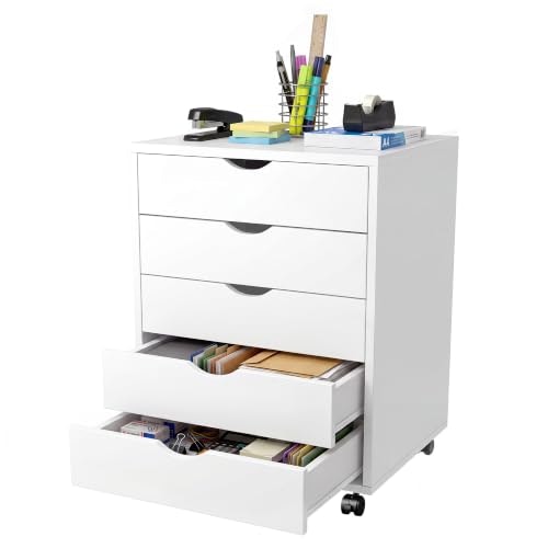 5-Drawer Rolling File Cabinet and Printer Stand: $61.52 5-Drawer Rolling File Cabinet and Printer Stand: $61.52
