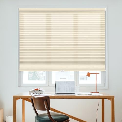 Dez Furnishings 50" x 84" Cordless Light Filtering Cellular Shade: $71.82 Dez Furnishings 50" x 84" Cordless Light Filtering Cellular Shade: $71.82