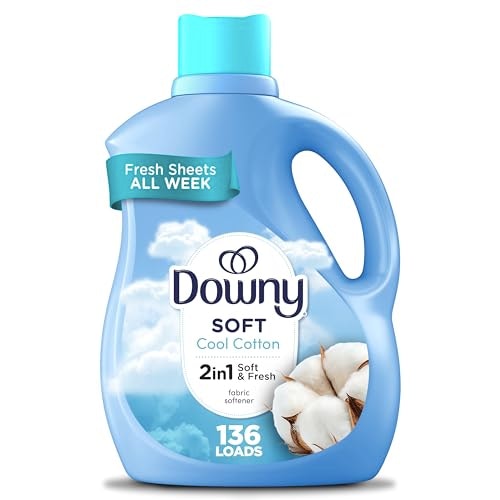 Downy Soft and Fresh Liquid Fabric Softener 100-oz. 136-Load Bottle: $9.99 Downy Soft and Fresh Liquid Fabric Softener 100-oz. 136-Load Bottle: $9.99