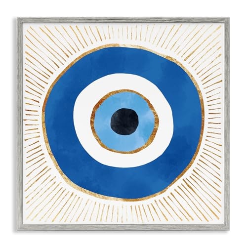 Evil Eye Striped Rays 24 x 24-Inch Framed Giclée Print: $48 Evil Eye Striped Rays 24 x 24-Inch Framed Giclée Print: $48