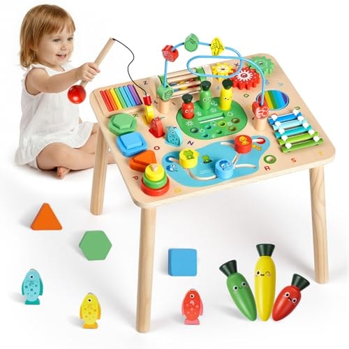 Vevor 13-in-1 Montessori Wooden Toddler Activity Table: $33.91 Vevor 13-in-1 Montessori Wooden Toddler Activity Table: $33.91